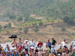 A bullfight crowd