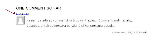Coment Nofollow