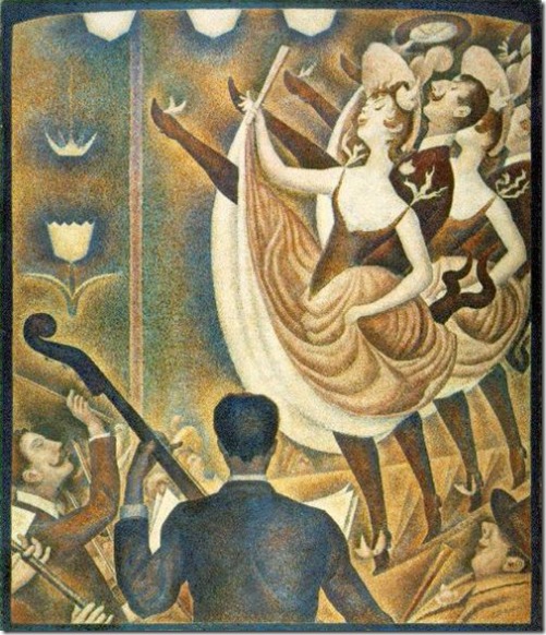 georgesseuratChahut1890 georgesseuratChahut1890