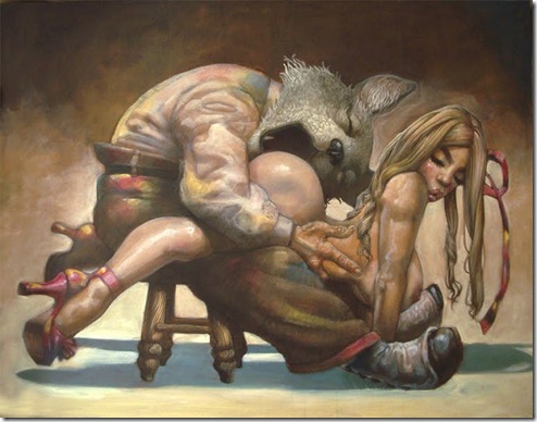 Pintura hombrelobo Pintura hombrelobo