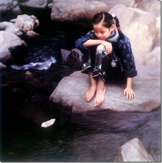 Child by Water