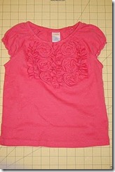 ruffle flower shirt