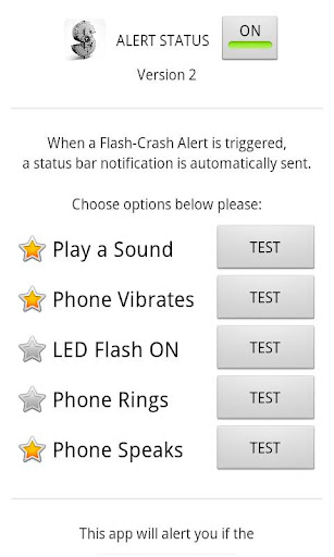 Flash Crash Alert