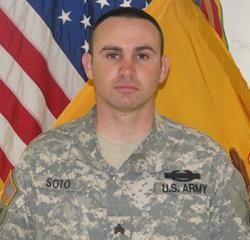 Sgt. Joshua W. Soto, 25, an infantryman with Delta Company, 77th Armor Regiment, 4th Brigade Combat Team, 1st Armored Division, and native of San Angelo, Texas, was killed when an IED exploded near his vehicle in an attack against U.S. forces in Muthanna Province June 16.