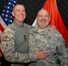 Don’t let the rank fool you for a second. Sgt. Maj. Douglas Wortham, senior enlisted leader for Special Troops Battalion, 34th Red Bull Infantry Division, looked up to his older brother, Spc. Patrick Wortham, a human resources specialist with STB, 34th ID, when they were growing up.