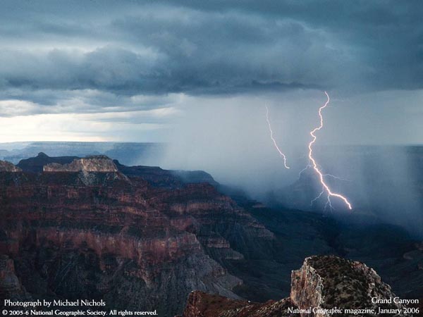 National Geographic Magazine - January 2006 - Grand Canyon - Photograph by Michael Nichols National Geographic Magazine - January 2006 - Grand Canyon - Photograph by Michael Nichols