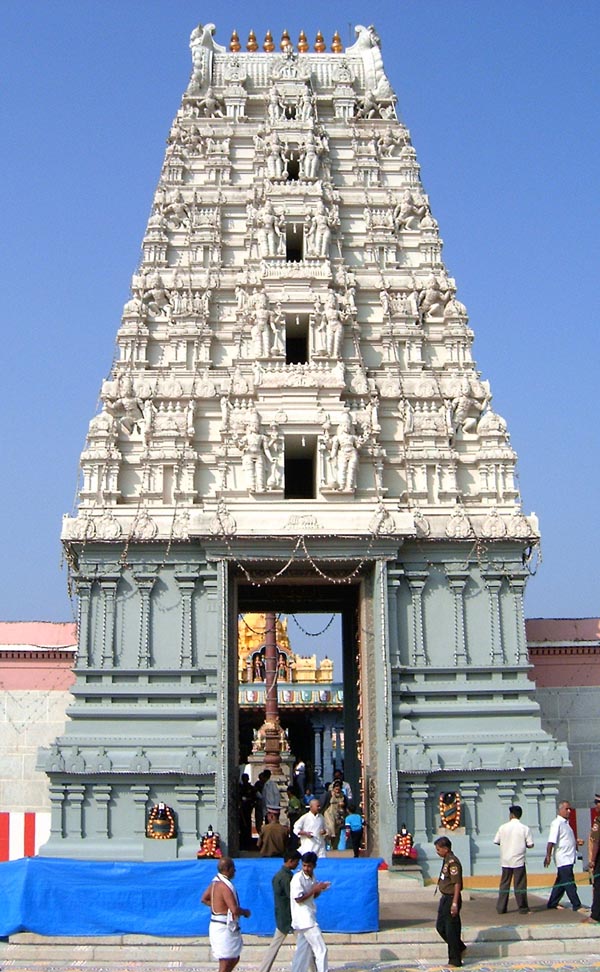 The replica of Tirumala temple of Lord Balaji The replica of Tirumala temple of Lord Balaji