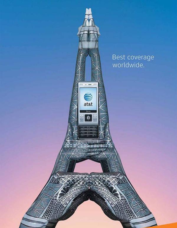 Eiffel Tower Ads