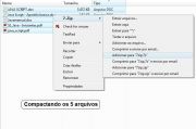 compactar e descompactar arquivos