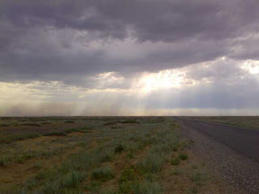 Sandstorm in Kazakhstan