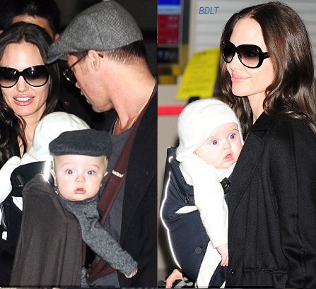 brad pitt y angelina jolie en japon