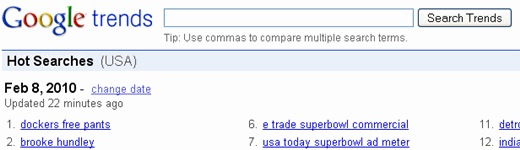 How to Find the Most Popular Web Searches