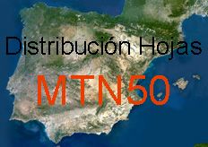 Distribución de hojas MTN50