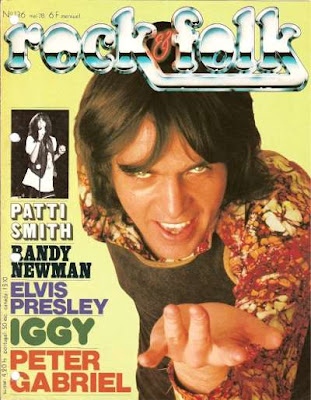 Peter Gabriel en couverture de Rock & Folk en 1978