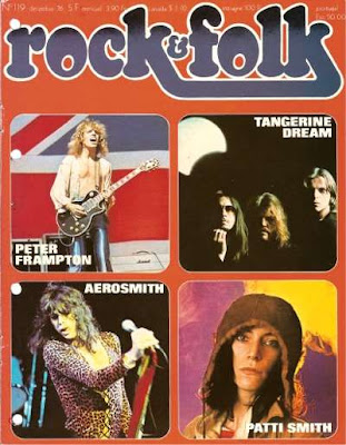 Patti Smith en couverture de Rock & Folk en 1976