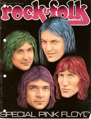 Pink Floyd en couverture de Rock & Folk en 1976