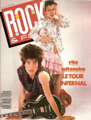 Rita Mitsouko en couverture de Rock & Folk en 1987