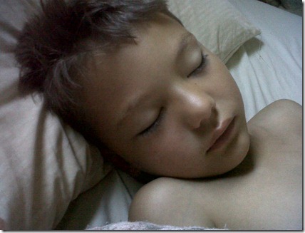 caleb pretty sleeping boy june 10