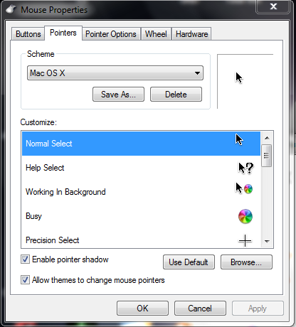 Mouse Properties
