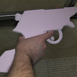 Hilt, inner layer, right side (rough cut)
