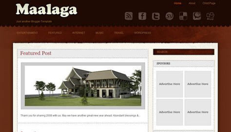 10 teme gratuite pentru Blogger #4 Maalaga 10 teme gratuite pentru Blogger #4