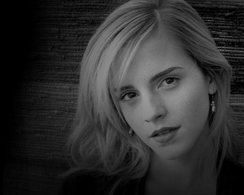 emma watson black and white pretty pictures