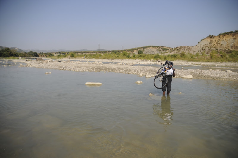 Gary Fording a River