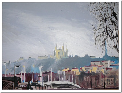 Fourvière, 40x60cm, fev 2011 Fourvière, 40x60cm, fev 2011