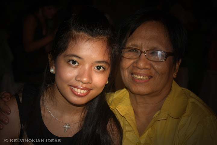 Kayla and Procesa (Nanay) Servigon