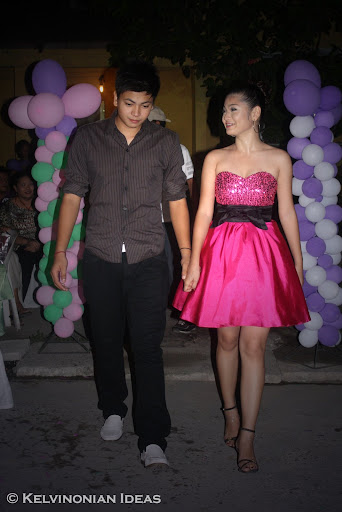 The Debutante with her escort, Jan-Jan