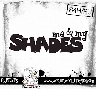 digital scrapbooking freebies   Me and My Shades
