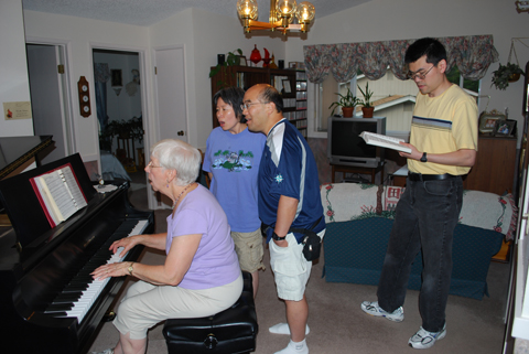 Singing Worship Songs to our Lord
