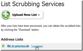 list scrubbing services file click