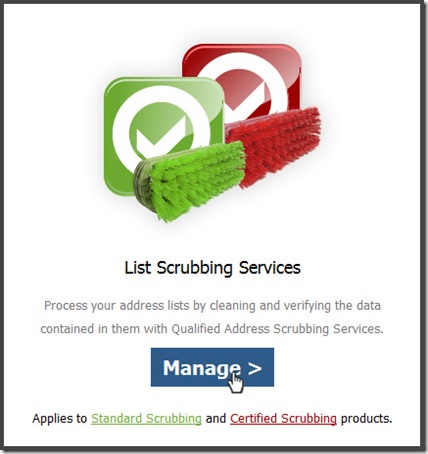 manage scrubbing