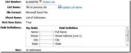 add list to account verify