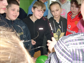 Uczniowie z Chrabrowa podczas zajÄÄ