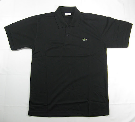 Áo thun Lacoste nam vải đứng trơn hồng phấn HL-07