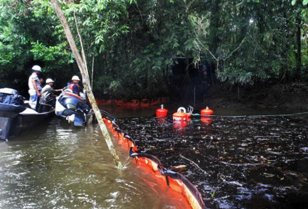 The film 'Crude' shows the extent of the environmental damage in the Amazon rainforest. AFP / Getty Images