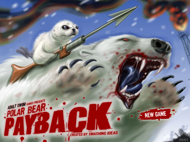 Adult Swim presents Polar Bear Payback. Now available at crazygames.com. Graphic: Adult Swim
