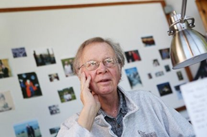 Wally Broecker, the scientist who coined the term global warming, is the elder statesmen of climate change science in the world. Broecker poses for photos in his office at the Gary Comer Geochemistry Building of Columbia University's Lamont Doherty Earth Observatory in Palisades, NY. Mitsu Yasukawa / The Star-Ledger