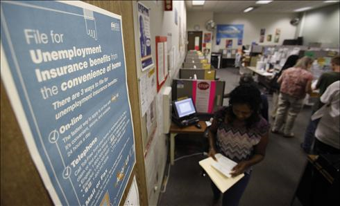 Close to 10 million receive unemployment insurance, nearly four times the number from 2007. Benefits have been extended by Congress eight times beyond the basic 26-week program. By Paul Sakuma, AP