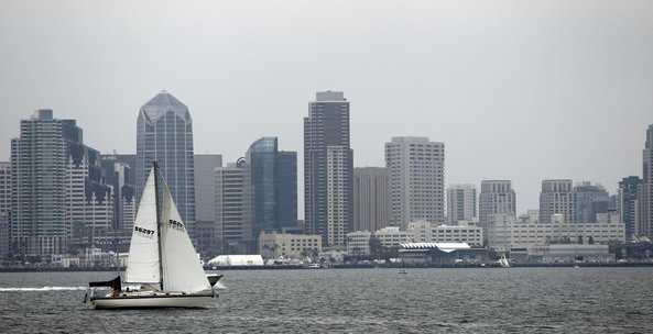 A dead zone in San Diego Bay is part of a new national assessment of coastal waters suffering from low levels of oxygen. It shows areas of hypoxia have increased rapidly over that past 30 years. September 3, 2010. Photo by Earnie Grafton