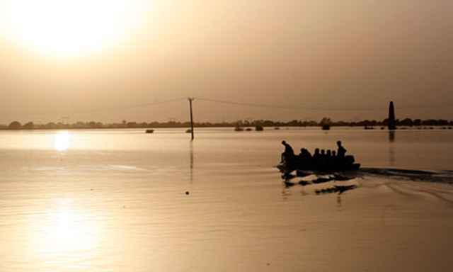 The emergency caused by August's floods continues in Sindh province, Pakistan. Photograph: Declan Walsh for the Guardia