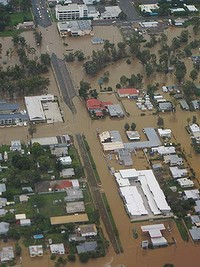 'There’s a whole lot of water to come' ... floods in Dalby in Queensland, December 2010. smh.com.au