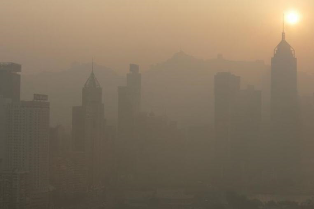 Air pollution in Hong Kong, China. Alex Hofford / alexhoffordphotography.com