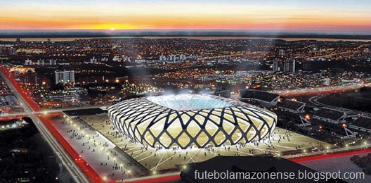 Arena Amazônia obras vivaldo lima vivaldão copa do mundo manaus 2014
