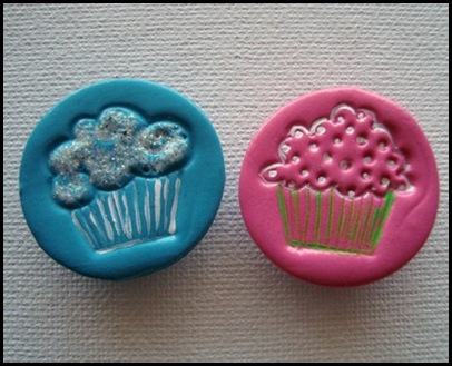 2-Cupcake Magnets 2-Cupcake Magnets