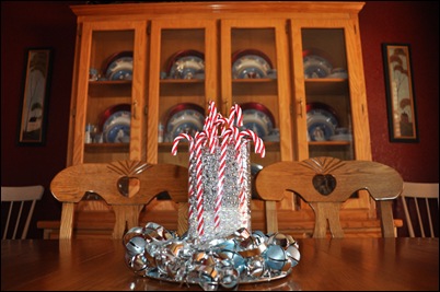Candy Cane Centerpiece Candy Cane Centerpiece