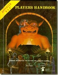 AD&D 1st ed Player's Handbook