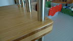 40mm plate i trapp. Struktur: vertikal. Farge: caramel.